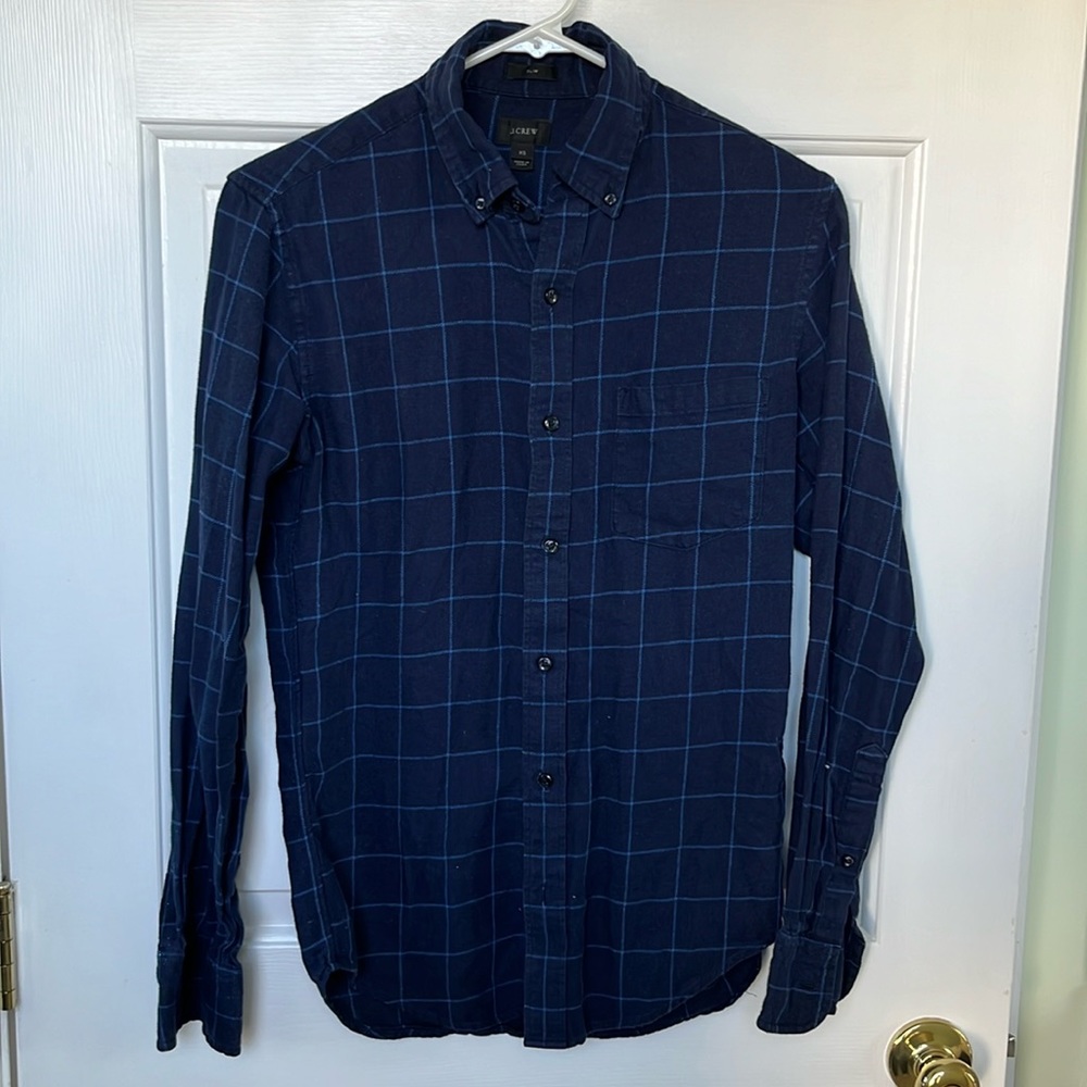 J. Crew 55% linen and 45% cotton